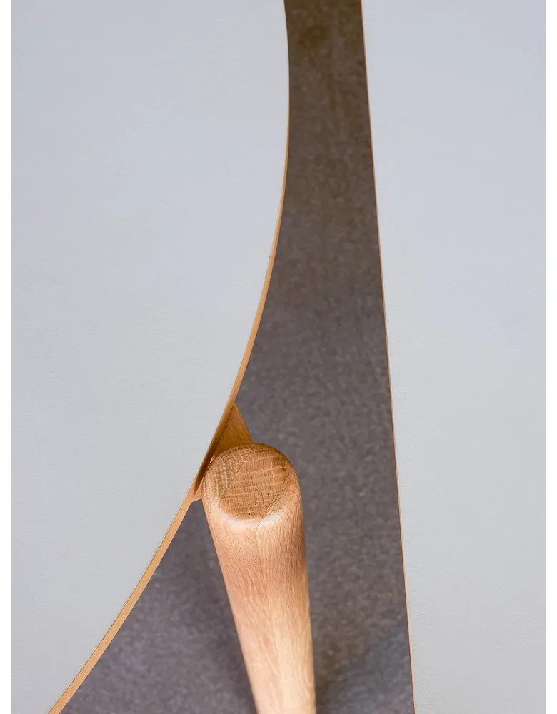 Tölgyfa kerek étkezőasztal ø 115 cm Oblique – Hübsch