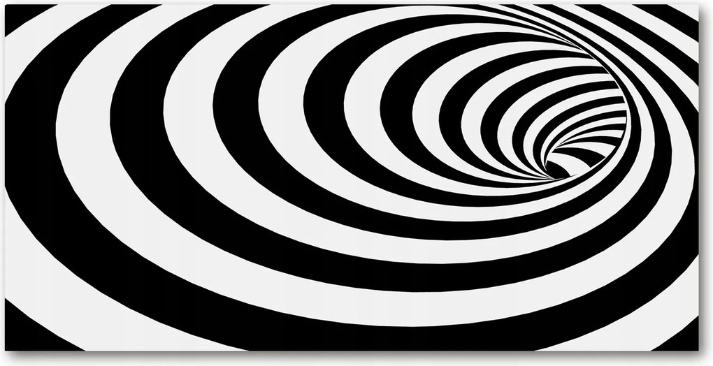 Fotótapéta üveg falra Csíkos spirál 140x70