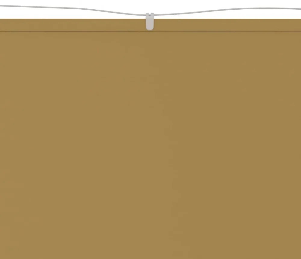 bézs oxford-szövet függőleges napellenző 100 x 800 cm