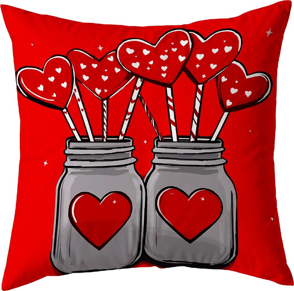 Párnahuzat Ajándék Valentin Napra Jancsi Párna Feleség Lány