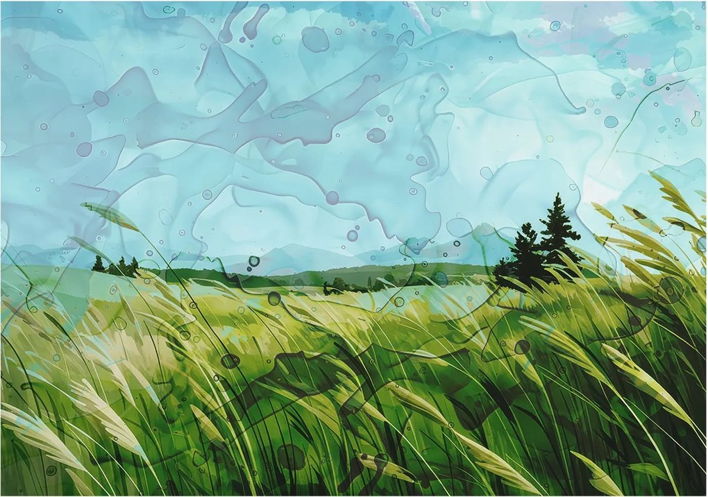 Flizelin fotótapéta Flizelin Design Zöld tájképek 312x219