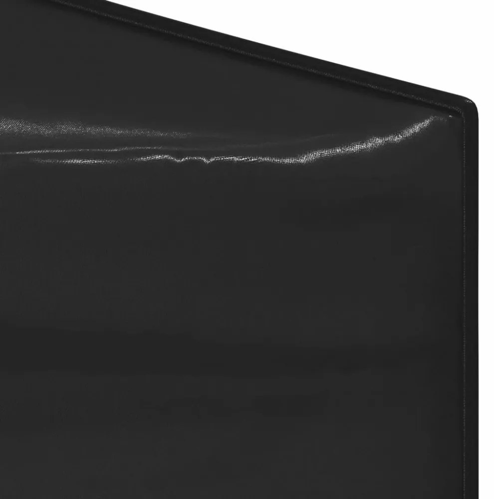 fekete összecsukható rendezvénysátor 3 x 6 m