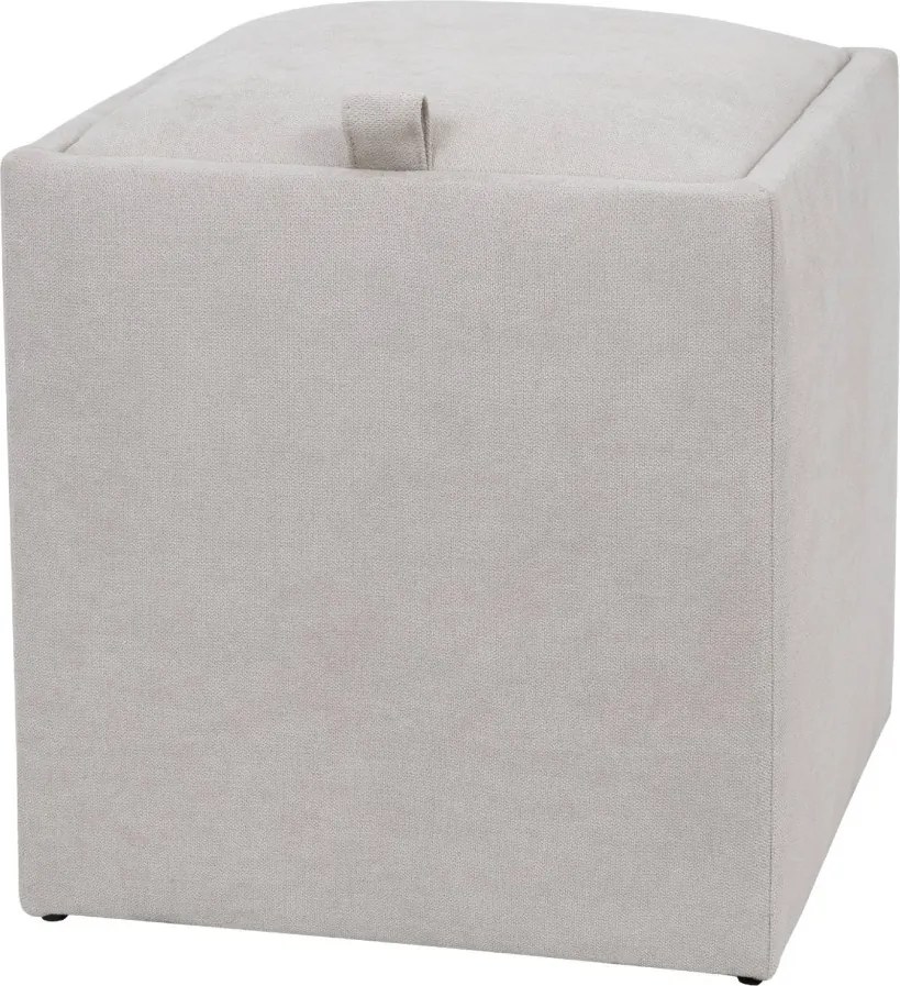 Box puff - K08 szövet - krém R