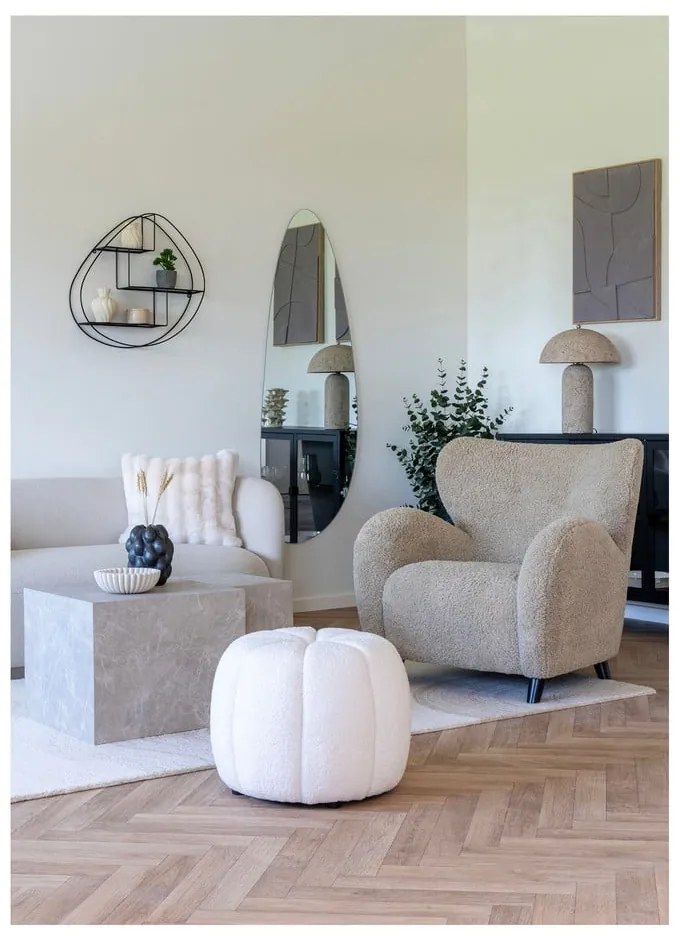 Krémszínű asztali lámpa (magasság 49,5 cm) Astley – House Nordic