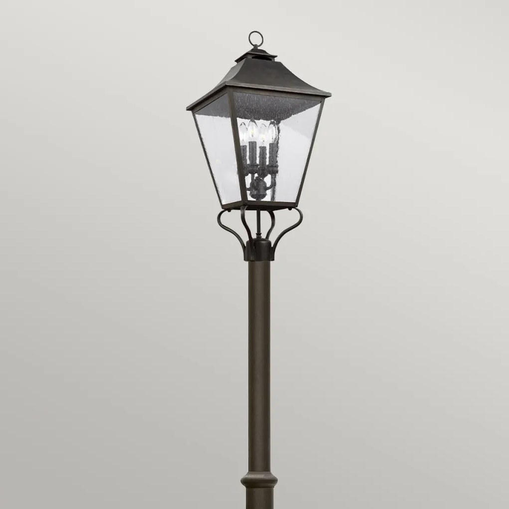 Feiss Galena FE-GALENA5-XL-SBL Utcai lámpa 4x40 W/E14 ip44