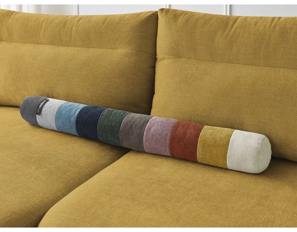 Okkersárga sarokkanapé Aden – Bobochic Paris