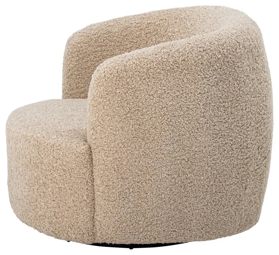 Bézs buklé fotel Bocca – Bloomingville