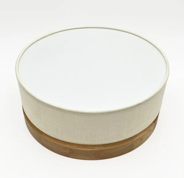 Brilagi - BELLADONNA LED mennyezeti lámpatest LED/20W/230V átm. 30 cm krémszínű/tölgy