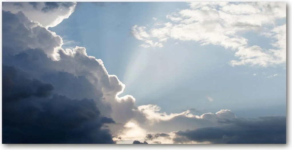 Fotó üvegkép Felhők az égen 140x70