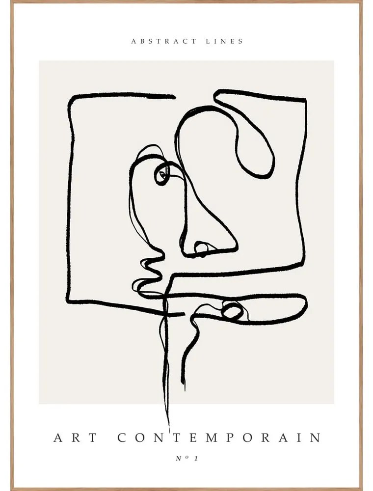 Kép 30x40 cm Art Contemporain – Malerifabrikken