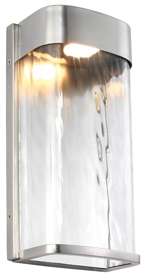 ELSTEAD FE-BENNIE-L-PBS BENNIE Modern Kültéri Fali Lámpa Ezüst LED IP44