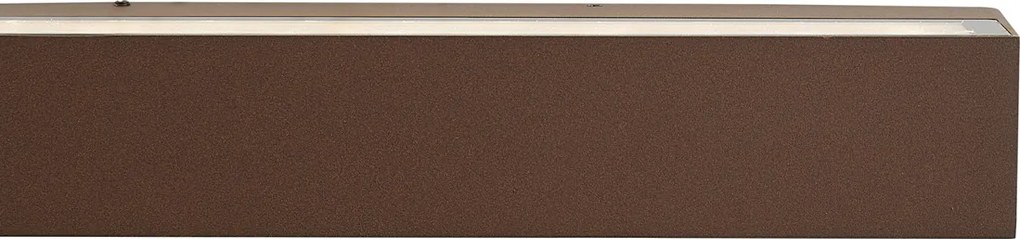 Ipari kültéri fali lámpa rozsdabarna 38cm LED-del IP65 - Hannah