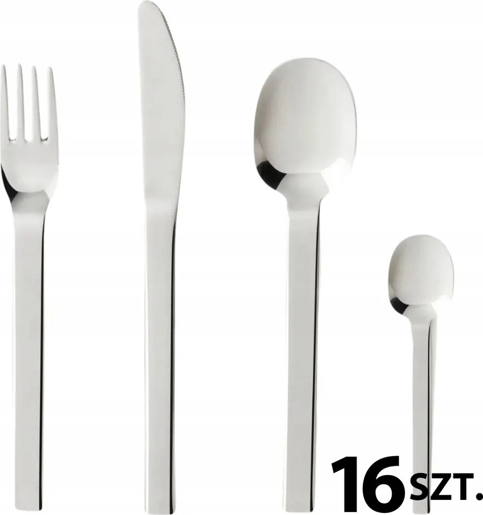 Kimana Westwing evőeszköz szett ezüst, rozsdamentes acél 16 részes