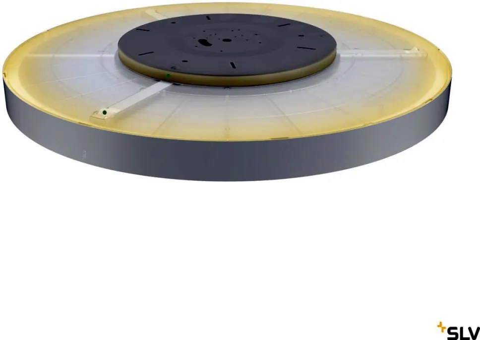 SLV 1007327 MEDO Modern Kültéri Mennyezeti Lámpa Szürke LED IP50