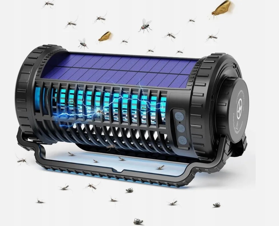 Kültéri napelemes rovarriasztó, szúnyogriasztó fényérzékelő