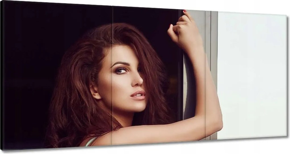 Vászonkép 60x30 Rózsaszín monokini jelmez