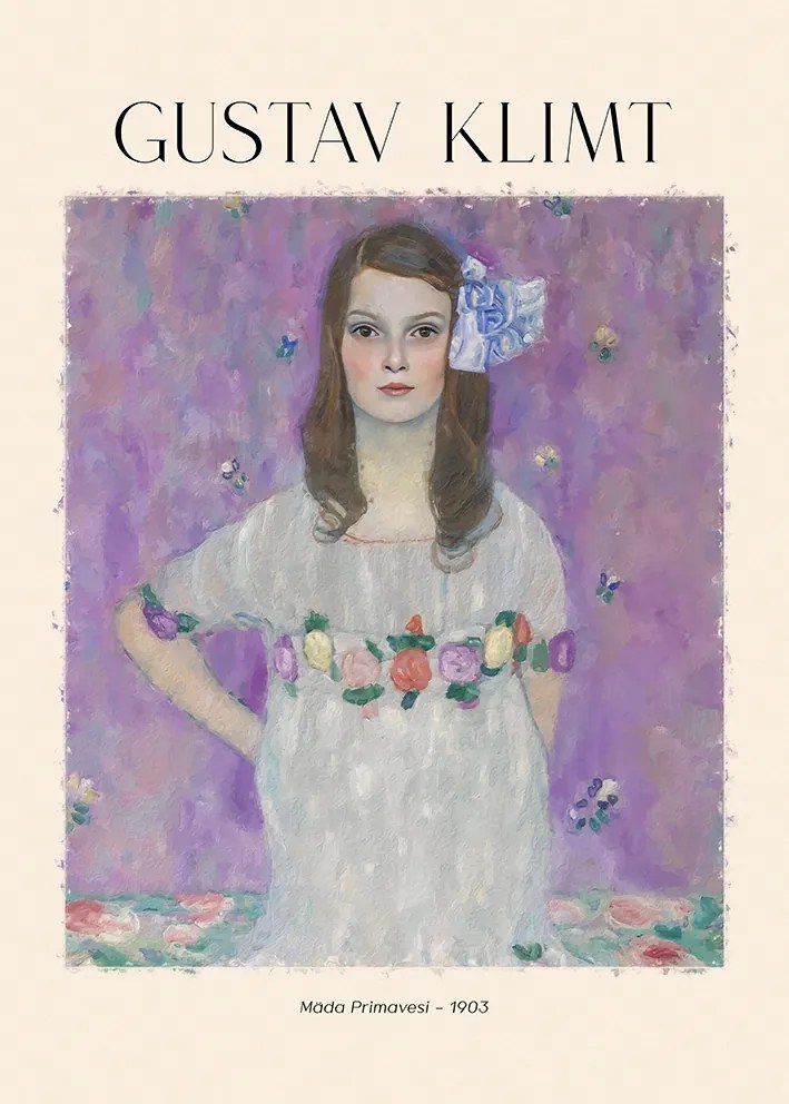 Gustav Klimt Mada Primavesi Plakát 21x30cm #308