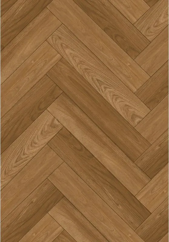 Mexen Overland Park vinil panelek halszálka mintával 570 x 95 mm LVT Dryback 2,5 mm, aljzat 4 V-Nut, Jatoba