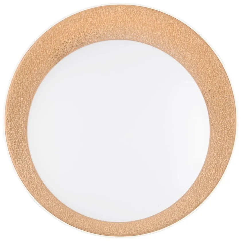 Fehér-világosbarna LED mennyezeti lámpa ø 45 cm Aleta – Trio