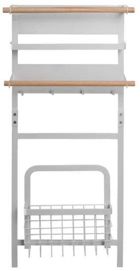 MK FLORIA MKF-21MG02W - Mágneses rendszerező 67,5x31 cm fehér