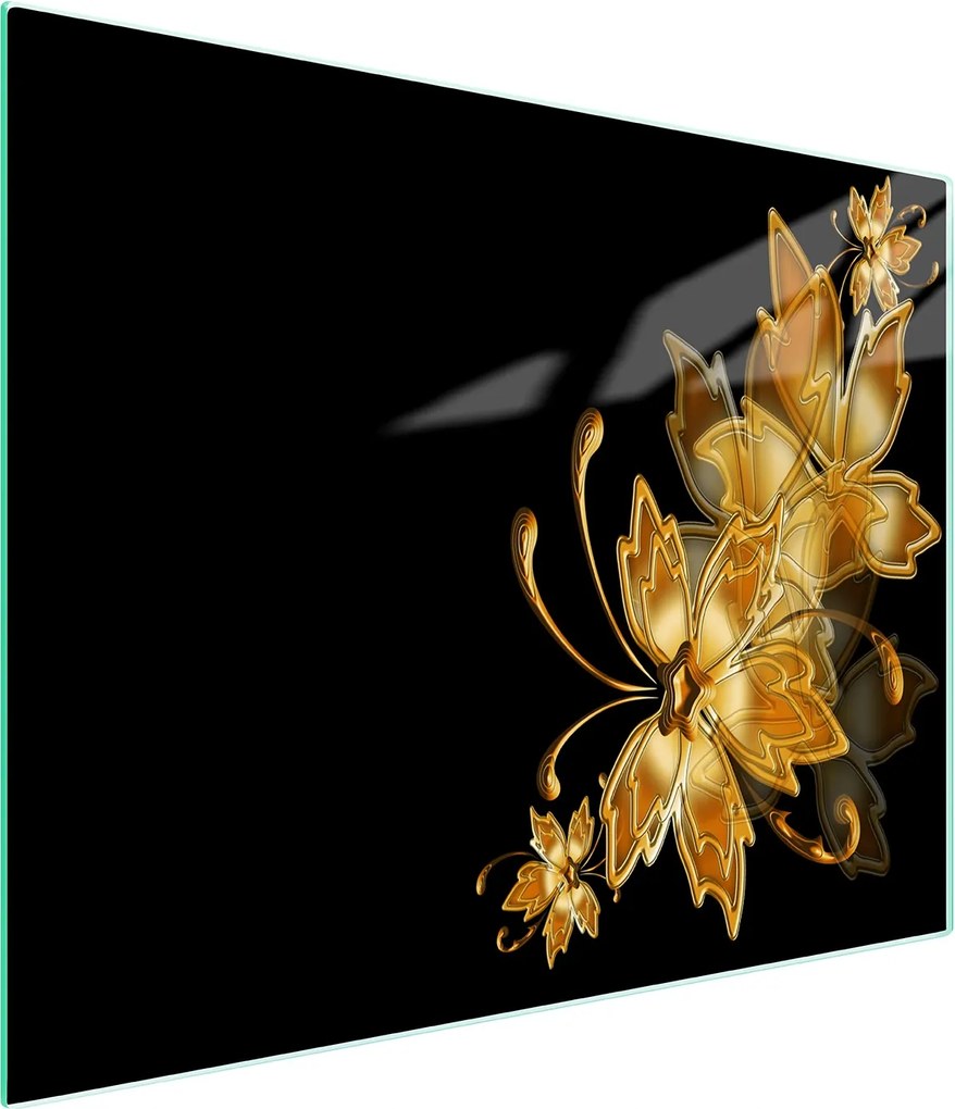 Üveg Vágódeszka 52x30 Arany Edzett Üveg