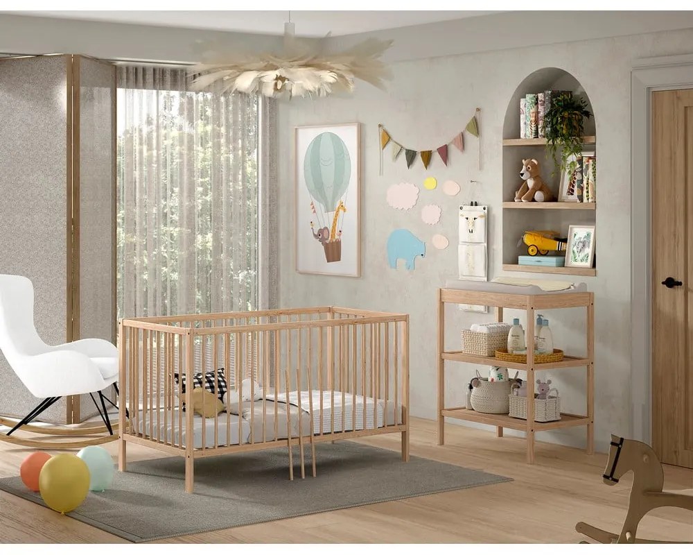 Bükkfa gyerek bútor szett 2 db-os Dino – Vipack