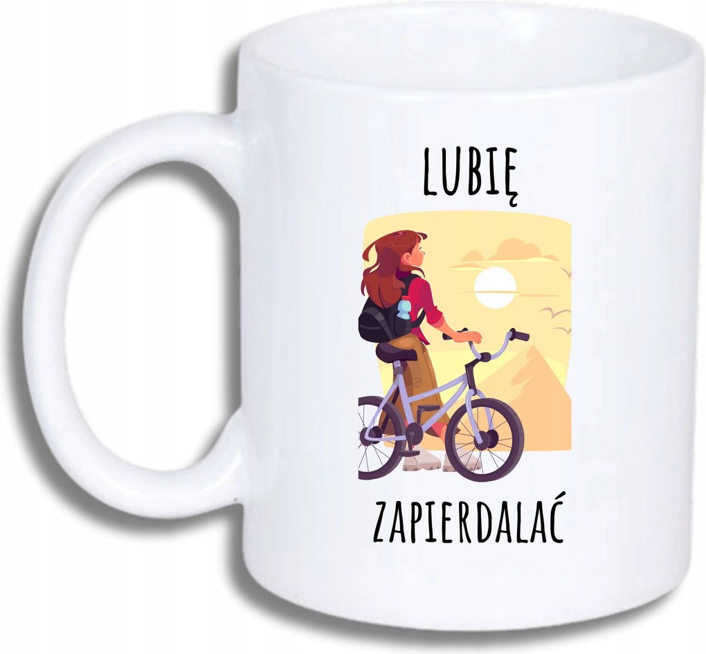 Fehér Bögre Kerékpárosnak Vicces Ajándék Szeretek