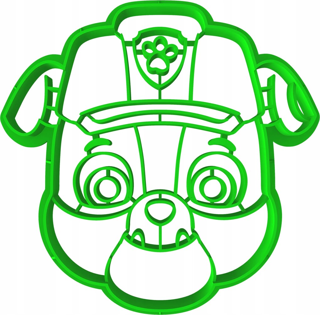 Sütemény lyukasztó bélyegzővel Mese Mancs Őrjárat Rubble 8cm