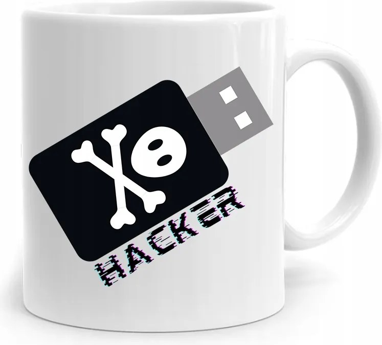 Bögre Ajándékok Informatikus Fejlesztőknek Hacker nyomtatott fényképpel