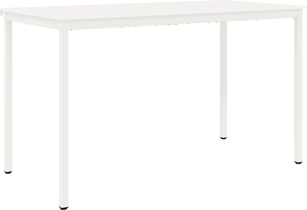 vidaXL Bárasztal Fehér 110 x 55 x 105 cm Tömör fenyőfa