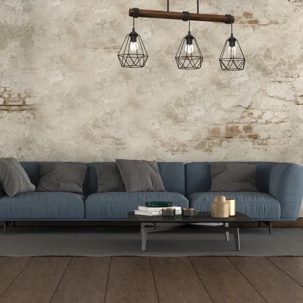 Felületre szerelhető csillár ACERO 3xE27/60W/230V