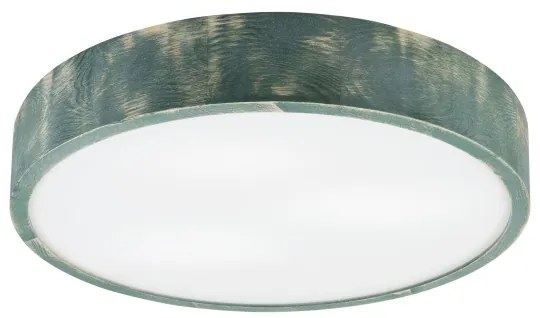 Brilagi - PINO mennyezeti lámpa, 3 x E27/15 W/230 V, fenyő/zöld, átm. 47,5 cm