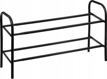 Cipőtartó Állvány fekete fém 10 Pár Cipőhöz