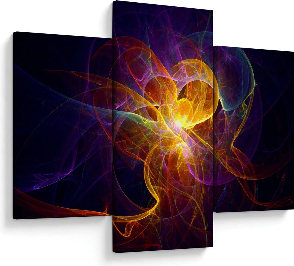 Absztrakt kép (90x60 cm)