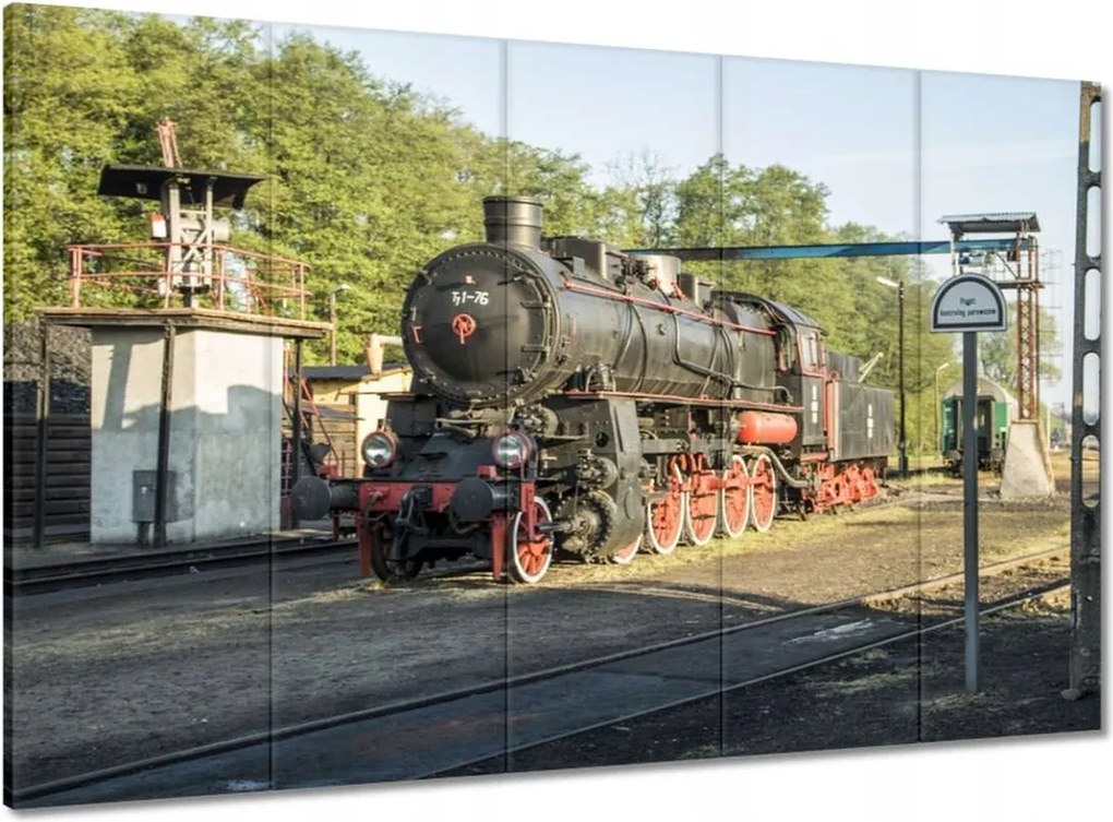 Festmények 100x70 Gőzmozdony Ty1-76