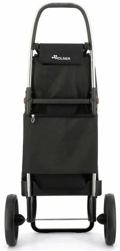 Rolser I-Max Tweed 2 Logic RSG bevásárlótáskakerekeken, fekete