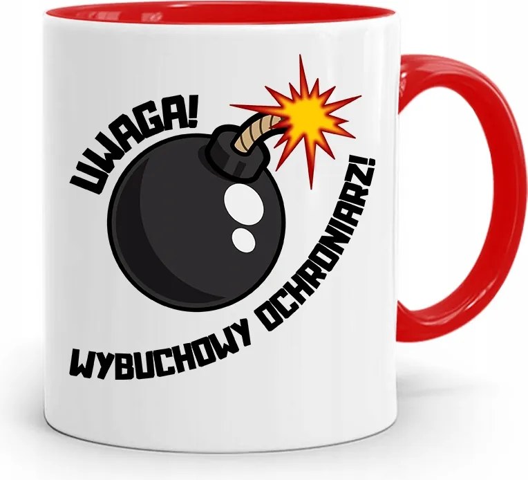 Őrző-védő Piros Ajándék Bögre fényképes nyomattal