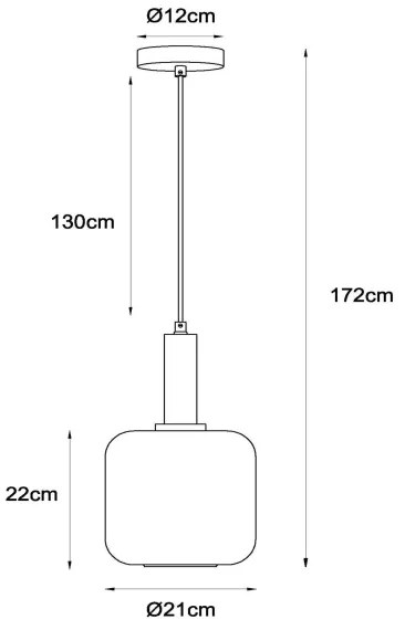 Lucide 45405/01/30 - Csillár zsinóron ELOISE 1xE27/40W/230V fekete
