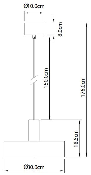 Lámpa Mennyezeti lámpatest SELVIA II, 5679, max. 250V, 50/60Hz, 1*E27, max.40 W,  IP20, átmérő 30 cm, arany/fekete