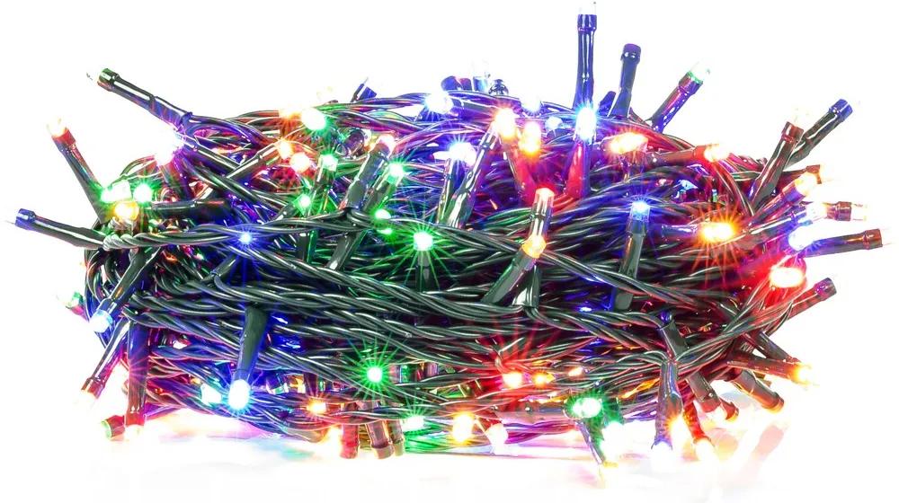 Retlux RXL 212 karácsonyi fényfüzér 200 LED 20+5m, színes / multicolor