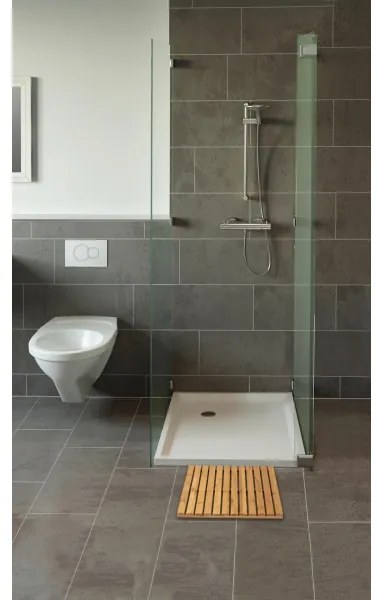 WENKO 24610100 - BAMBUSA bambusz lábtörlő 50x50 cm barna