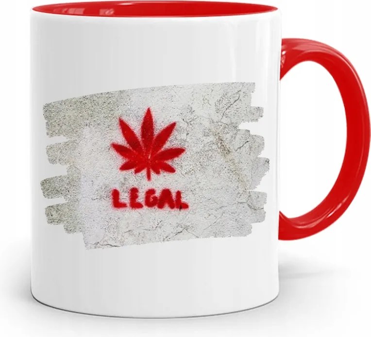 Dohányosoknak 420 Cbd Bögre Piros Ajándék fényképes nyomtatással