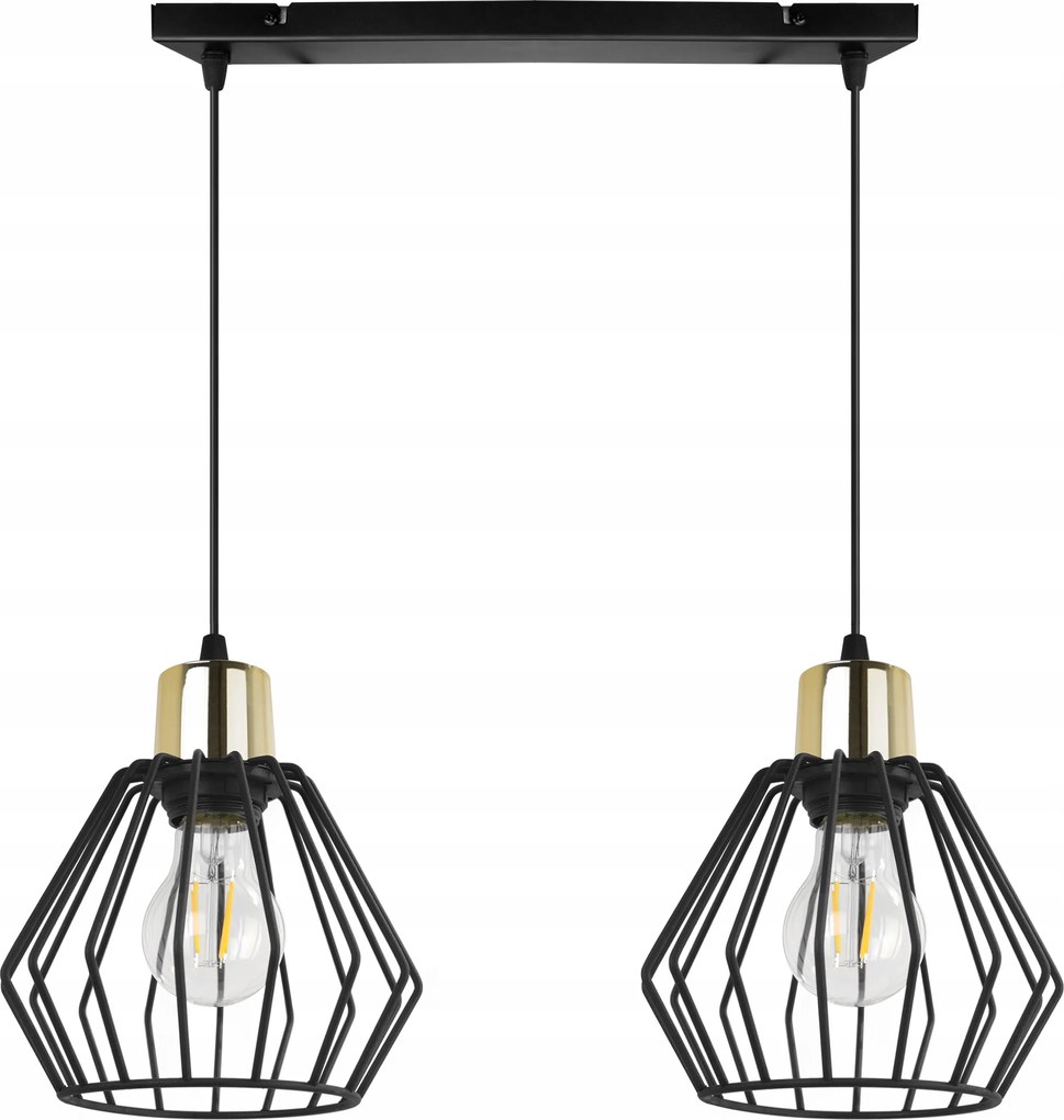 Mennyezeti Lámpa Lógó Csillár Fekete Díszléc Loft Asztal Felett Sziget Elegáns