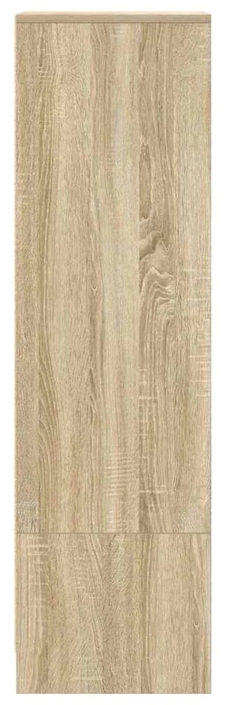 sonoma tölgy szerelt fa magasszekrény 29,5x34x119,5 cm