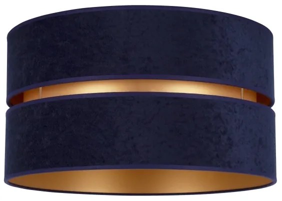 Duolla - Mennyezeti lámpa DUO 1xE27/15W/230V átm. 40 cm kék/arany
