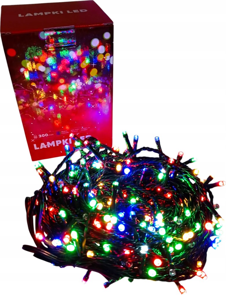 Karácsonyfa Fények Kültéri Beltéri Karácsonyi Fények Színes 300LED