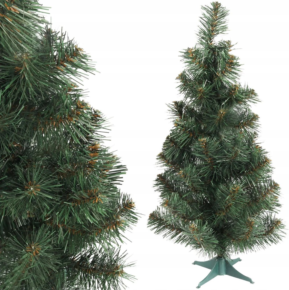 Kis karácsonyfa-zöld lucfenyő 60CM Műkarácsonyfa Lengyel Goliat