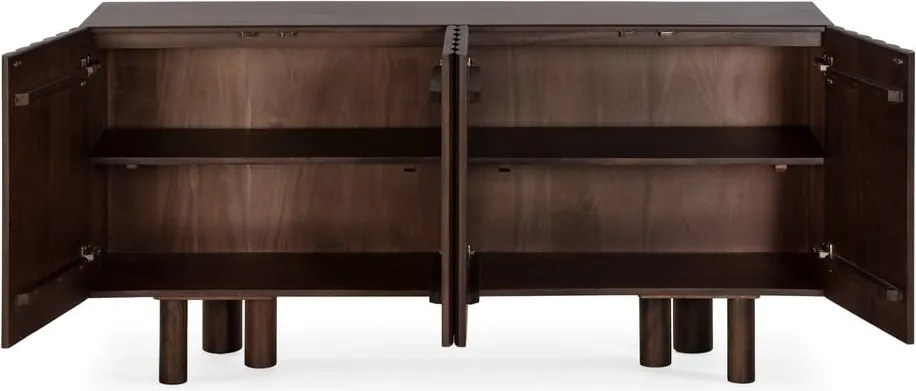 Barna mangófa komód 160x80x40 cm Tamira – MOME