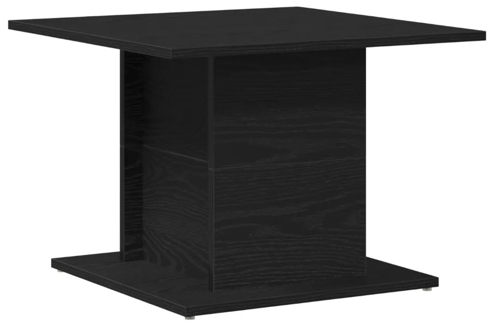 Dohányzóasztal Fekete tölgy 55,5x55,5x40 cm Szerelt fa