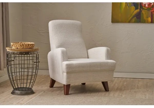 KOVU krémszínű fotel